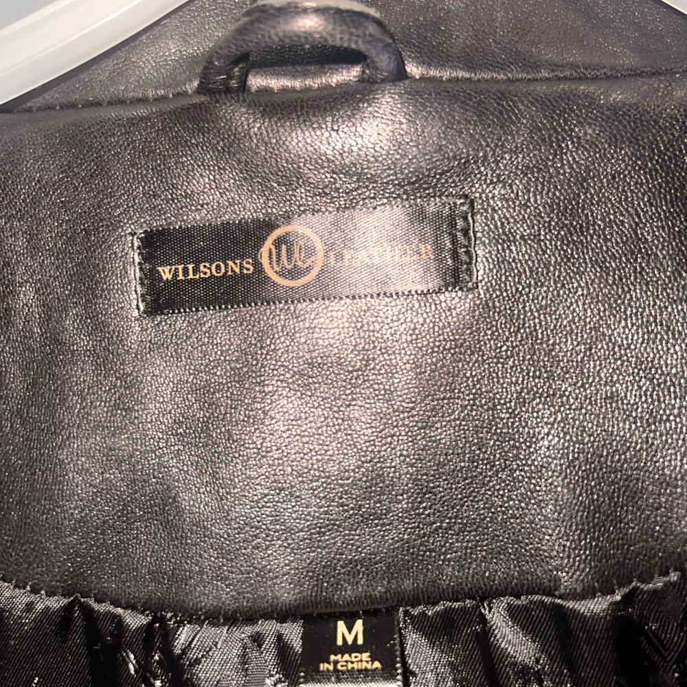 Ladies, real leather coat from Wilsons leather it’s at least 20 years old